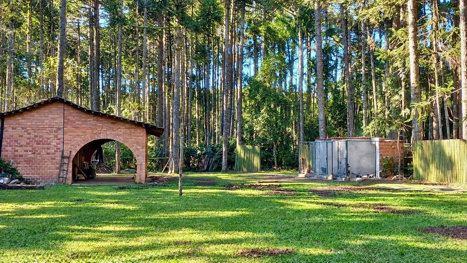 Estrutura do Canil Von Haus Sótter em meio à natureza